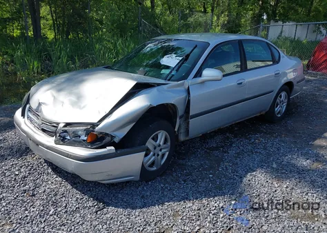 2002 Chevrolet Impala из США, поврежденный, VIN 2G1WF52E029167376